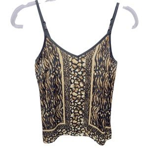 VS Silky Satin Cheetah Leopard Cami Lingerie Slip Top Pajama